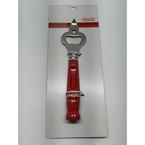 Coca Cola Bottle Opener red 2007 Gibson  7" long